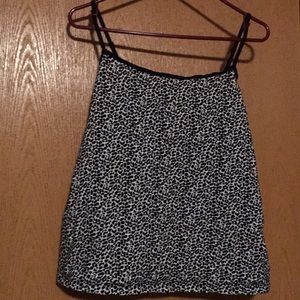 Stretchy animal print tank